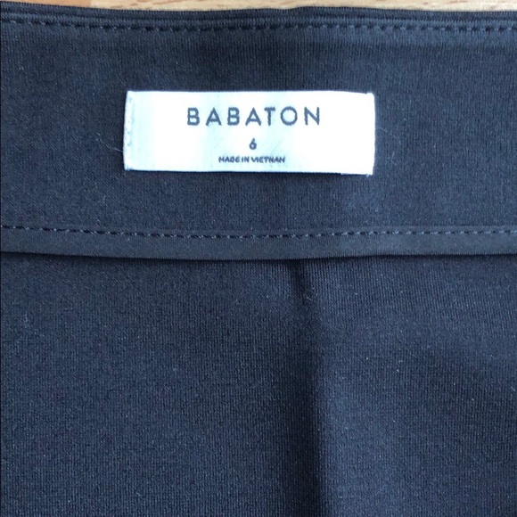 Babaton Buttoned-Up Skirt in Black - Picture 3 of 6